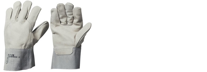 Rindleder-Handschuhe für Schweißer