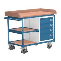 Werstattwagen mit 3 Ladeflächen 1205 x 640 x 930 mm 