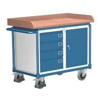 Werkstattwagen mit 1 Ladefläche1205 x 640 x 930 mm 