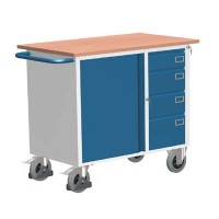 Werkstattwagen mit 4 Schubladen 1125 x 625 x 915 mm 