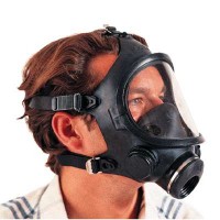 Vollsichtmaske, Sekur, ohne Filtern EN 136 