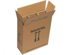 Flaschen-/Weinkarton 3er 