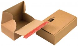 Double Top Box Blitzboden-Versandkarton CP 85.04 277 x 173 x 80 mm braun 