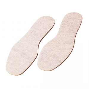 Filzeinlegesohlen, Standard mit Filz und Latexsohle 
