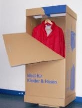Kleiderbox mit Stange 