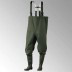 OCEAN-POLYMAC - Wathose, PVC/Polyester, dunkelgrün 
