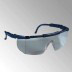 NASSAU RAVE - Schutzbrille, aosafety, EN 166, Sichtscheibe klar, Rahmen blau metallic 
