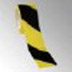 Warnband - selbstklebend, 60mm gelb/schwarz, Länge 66m 