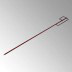 Universal - Absperrhalter 12mm, rot lackiert 