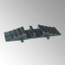 Sicherheits-Schlauchbrücken, Vollgummi, schwarz, 3 1/2" 
