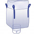 Big Bag 90x90x115cm Schürze Auslauf 