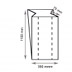 LDPE-Seitenfaltensäcke, transparent 350 + 150 x 1100 x 0,070 mm 