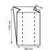 LDPE-Seitenfaltensäcke, transparent 550 + 500 x 1300 x 0,070 mm 