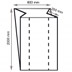 LDPE-Seitenfaltensäcke, transparent 600 + 400 x 2000 x 0,070 mm 