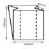 LDPE-Seitenfaltensäcke, transparent 1250 + 850 x 1850 x 0,040 mm 