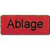 Etiketten Aufkleber, Haftetiketten "Ablage" 