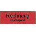 Etiketten Aufkleber, Haftetiketten "Rechnung innenliegend!" 