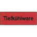 Haftetiketten "Tiefkühlware" Etiketten Aufkleber 