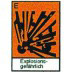Gefahrgut Haftetiketten "Explosionsgefährlich", 26 x 37 mm 
