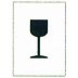 Gefahrgut Haftetiketten "Glas", 74 x 105 mm 
