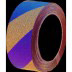 Antirutschklebeband 50 mm x 18,3 lfm, nachleucht/schwarz-gelb gestreift (gelb leuchtend 