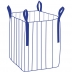 Holz-Big-Bag 100 x 100 x 165 cm 