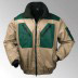 ANVIK - Alaska-Pilotjacken, beige/grün, Teflon beschichtet 