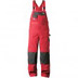 BALLARAT - Latzhose mit Cordura, rot/schwarz, Elysee, Canvas 320g/m2 mit Telfonausrüstung 