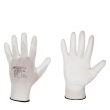 BEIJING - nahtlose Feinstrick-Strickhandschuhe, weiss, Teil-PU-beschichtet, cat.2, stronghand 