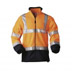BENEDIKT - Warnschutz-Fleecejacke, Elysee, orange/marine, EN 471/3, Polarfleece 