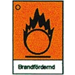 Gefahrgutetiketten "Brandfördernd"