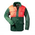 BUCHE  - Schnittschutzjacke, grün/orange, EN 381-10+11, Wasser-Öl-Schmutzabweisend 
