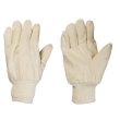 CHANGSHA - Jersey - Handschuhe, mit Strickbund, rohweiss 