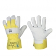 EISBÄR - Rind-Vollleder-Handschuh, mit Moltonfutter, natur, cat.2, stronghand 