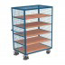 Etagenwagen 5 Böden Abmessung 1315 x 830 x 1800 mm 