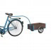 Leicher Fahrradanhänger, Ladefläche 700 x 425 mm 