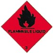 Gefahrgutetiketten "Flammable Liquid"