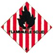 Gefahrgutetiketten "Flammable Solid"