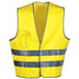 FRED - Textil-Warnweste, gelb, EN 471/2, Wica-Tex, 3m Reflex mit Taschen 