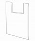 LDPE-Hemdchen-Tragetaschen, 280 + 140 x 480 