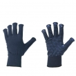 HENAN - Polyamid Feinstrick Handschuhe, blau, einseitig genoppt, cat.2, stronghand 