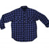 HINNOY - Thermohemd Craftland, Druckflanell, blau, kariert 