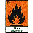 Gefahrgutetiketten "Hoch entzündlich"