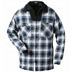 INUVIK - Thermohemd mit Reißverschluß Craftland, Druckflanell, blau, kariert 