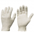 JILIN - Trikot- und Jersey-Handschuhe, Baumwolle, rohweiss 