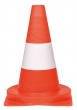 Verkehrsleitkegel, 32cm Höhe, rot/weiss, aus PVC 