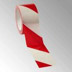 LDPE-Absperrband rot/weiss, 80 mm breit / 500 m 