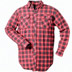 LANGOY - Thermohemd Craftland, Druckflanell, rot, kariert 