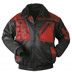 LEVANGER - Pilotjacke, rot/schwarzm, Ärmel abnehmbar,norway Tex-Protector Beschichtung 