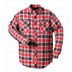 MANITOBA - Thermohemd Craftland, Druckflanell, rot, kariert 